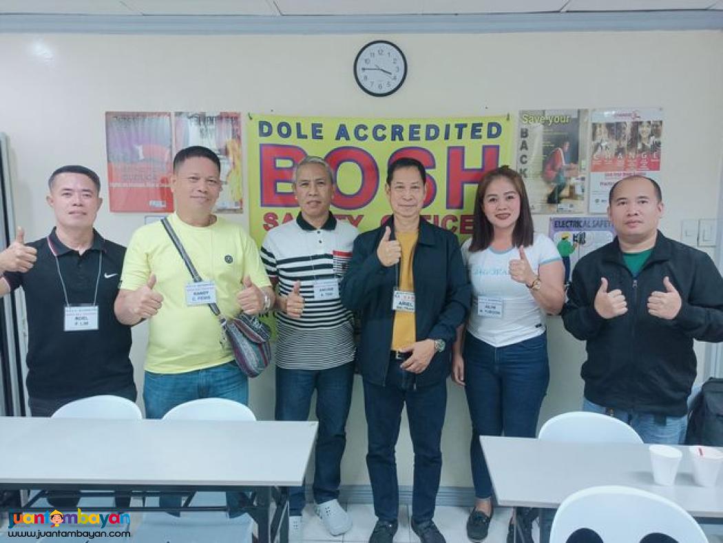BOSH Training for Security Agency Face to Face QC DOLE Safety Officer