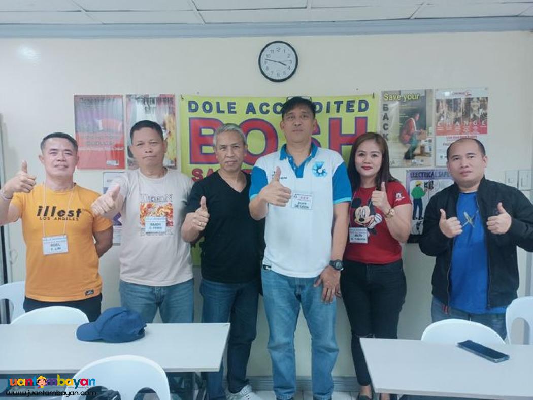 BOSH Training for Security Agency Face to Face QC DOLE Safety Officer