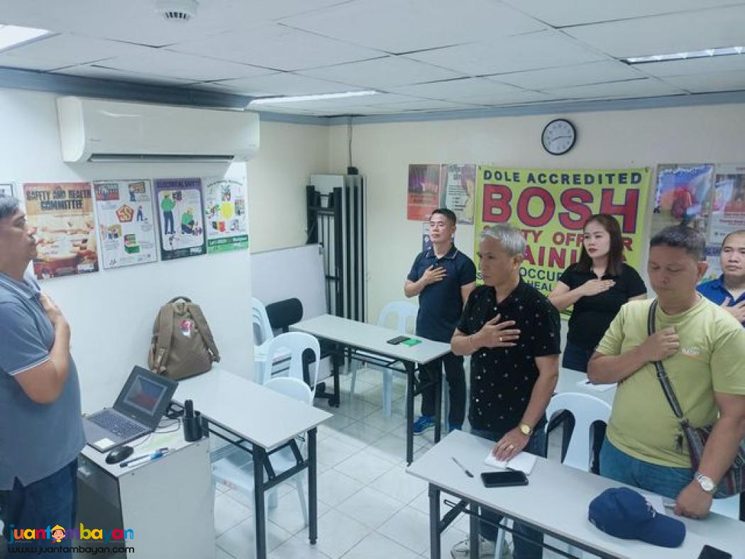BOSH Training for Security Agency Face to Face QC DOLE Safety Officer
