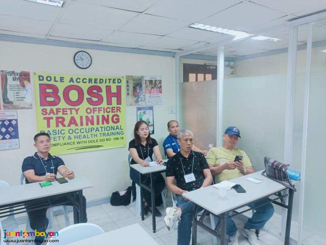 BOSH Training for Security Agency Face to Face QC DOLE Safety Officer