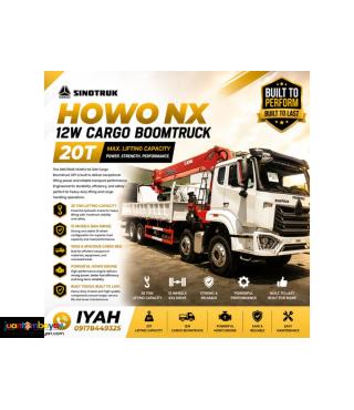 HOWO NX 12W BOOMTRUCK 20,T