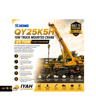 XCMG QY25K5H 10W TRUCK MOUNTED CRANE, 25T, 5 section boom