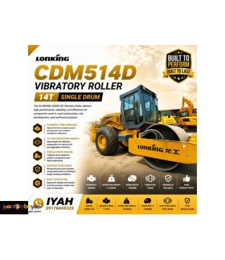 LONKING CDM514D VIBRATORY ROAD ROLLER 14TONS 
