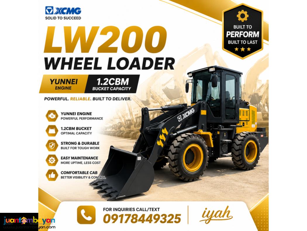 XCMG LW200 WHEEL LOADER YUNNEI... 1.2CBM