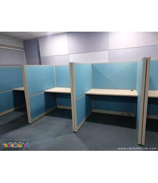 MODULAR OFFICE PARTITION AND TABLE/ WORKSTATION/ CUBICLE