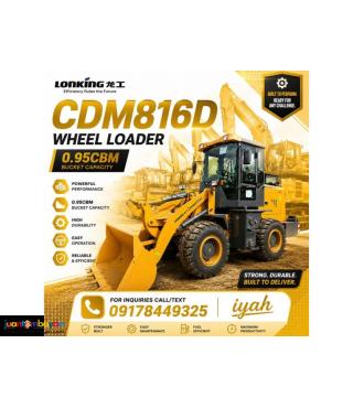 LONKING CDM816D WHEEL LOADER YITUO ENGINE 
