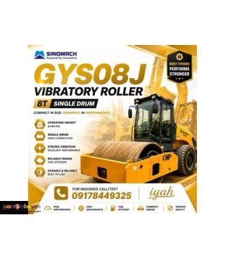 SINOMACH GYS08J VIBRATORY ROAD ROLLER 8TONS 
