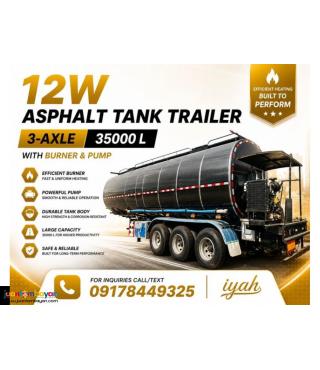 POWERTRAC ASPHALT TRAILER 3-AXLE, 35000L