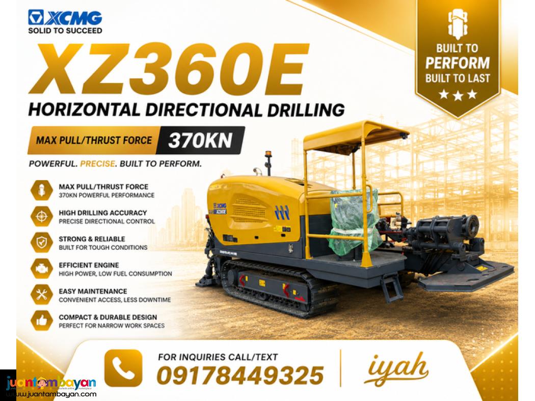 XCMG XZ360E HDD MAX PULL/THRUST FORCE 370KN.
