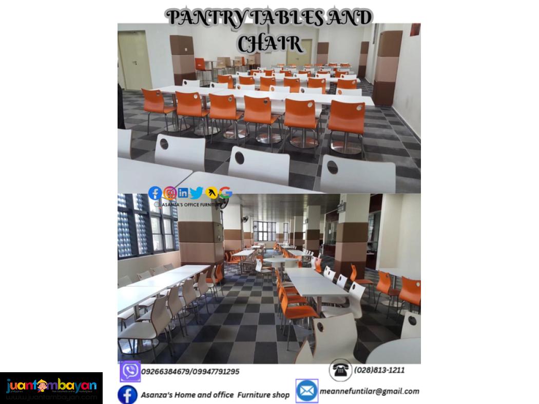 PANTRY CHAIRS AND TABLES