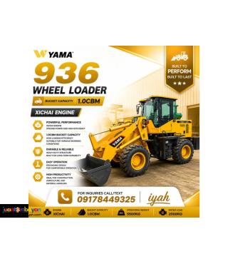 YAMA 936 WHEEL LOADER, 1.0CBM