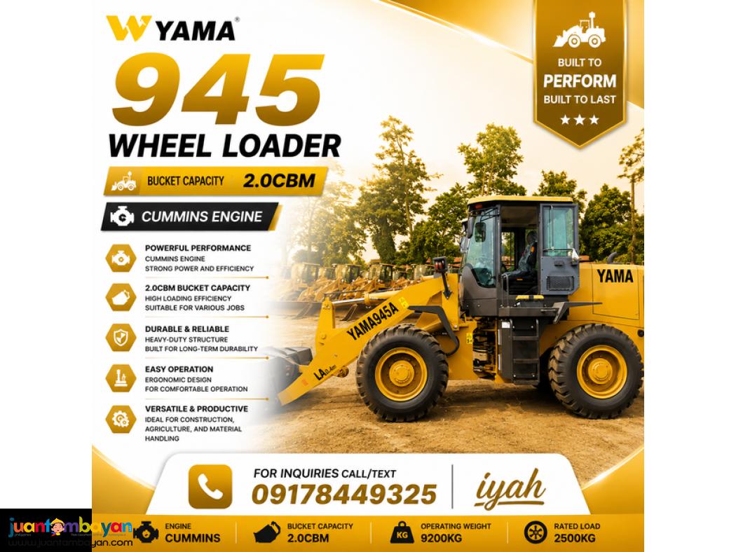 YAMA 945A WHEEL LOADER  2.0CBM