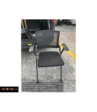 FOLDING CHAIR WITH ARMREST & WHEELS 