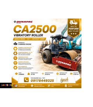 DYNAPAC CA2500 VIBRATORY ROLLER , 10 T WITHOUT CABIN