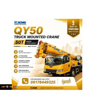 XCMG QY50 MOBILE TRUCK CRANE 50 TONS