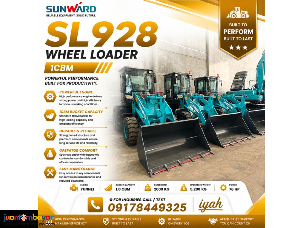 SUNWARD WHEEL LOADER , SL928 1CBM