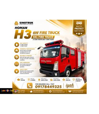 SINOTRUK  HOMAN 6W FIRE TRUCK, 5KL fire truck,,