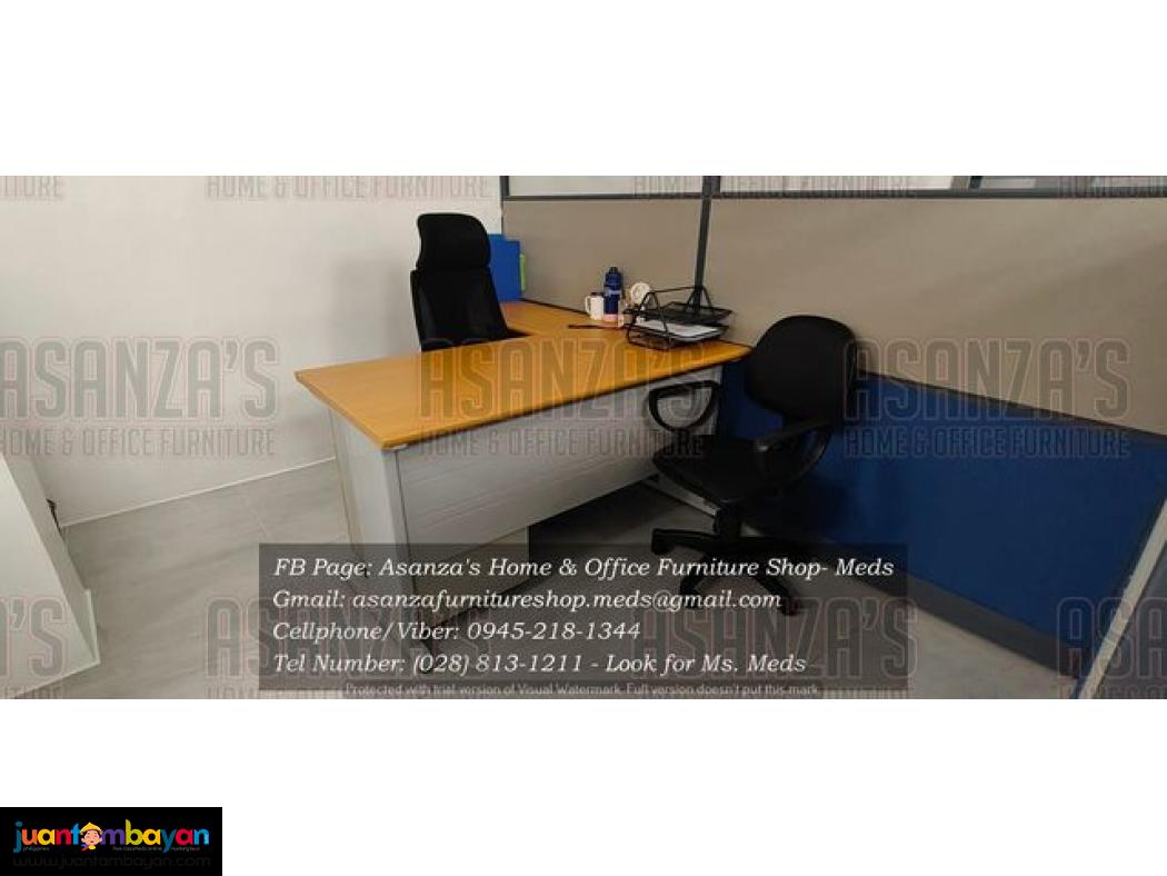 FREESTANDING OFFICE TABLE && OFFICE CHAIR
