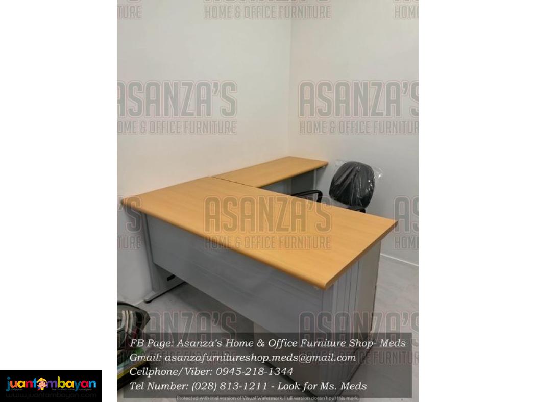 FREESTANDING OFFICE TABLE && OFFICE CHAIR