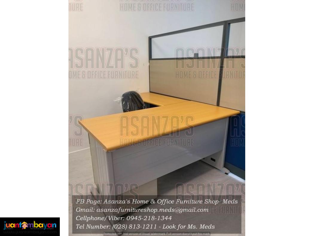 FREESTANDING OFFICE TABLE && OFFICE CHAIR