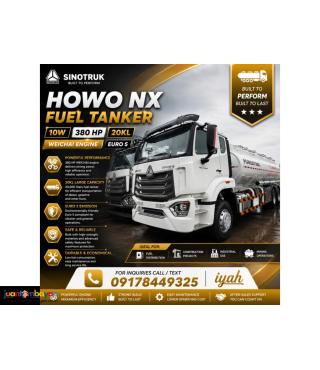 SINOTRUK HOWO NX 10W FUEL TANKER 380HP 20KL, E5