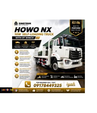 SINOTRUK HOWO NX 10W SELF-LOADING TRUCK WITH 8T WINCH