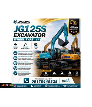JINGGONG JG125S WHEEL BACKHOE 0.35CBM 