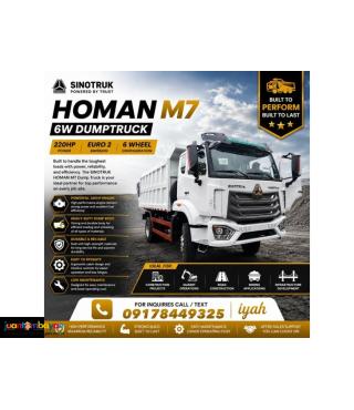 SINOTRUK HOMAN M7 4X2 DUMP TRUCK 15CBM