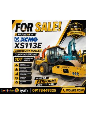 BRANDNEW XCMG XS113E VIBRATORY ROLLER CUMMINS ENGINE 10T