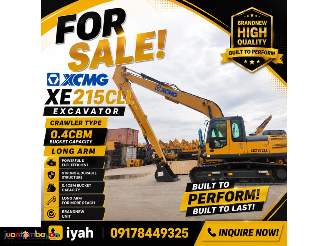 XCMG XE215CLL LONG ARM EXCAVATOR