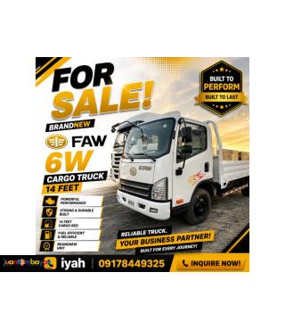 FAW 6W CARGO TRUCK 14 FEET