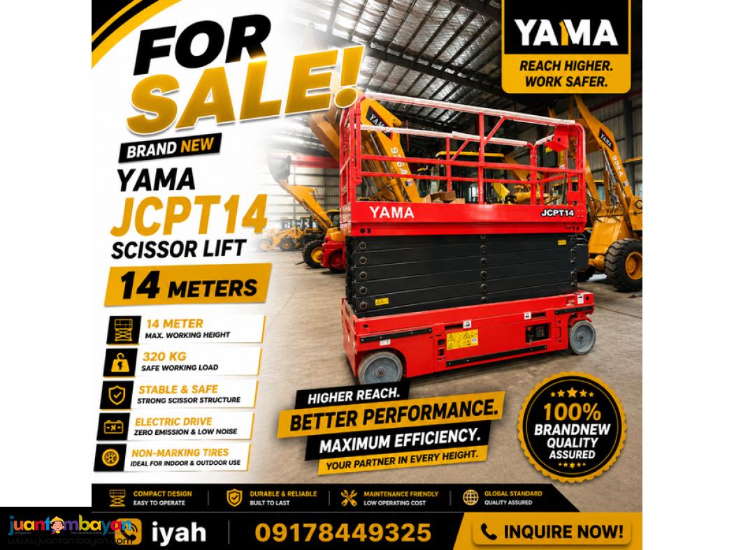 YAMA JCPT14 SCISSOR LIFT 14MTRS