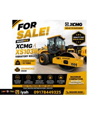 XCMG XS103H VIBRATORY ROLLER SHANGCHAI ENGINE 10T