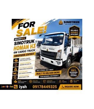 BRANDNEW SINOTRUK HOMAN H3 6W CARGO TRUCK-DROPSIDE 25FEET