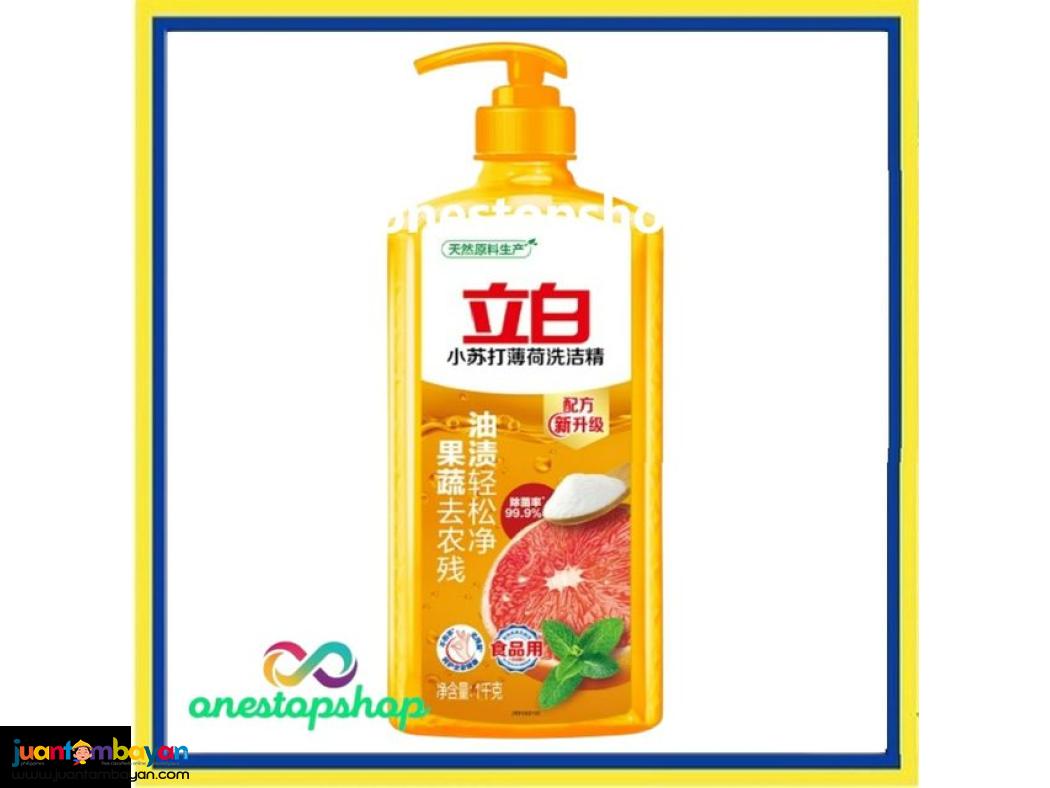 Liby Mint & Baking Soda Dishwashing Liquid 1kg 立白 小苏打薄荷 洗洁精