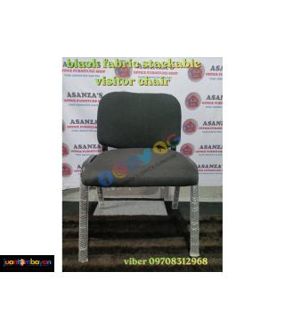 stackable visitor chair ( fabric )