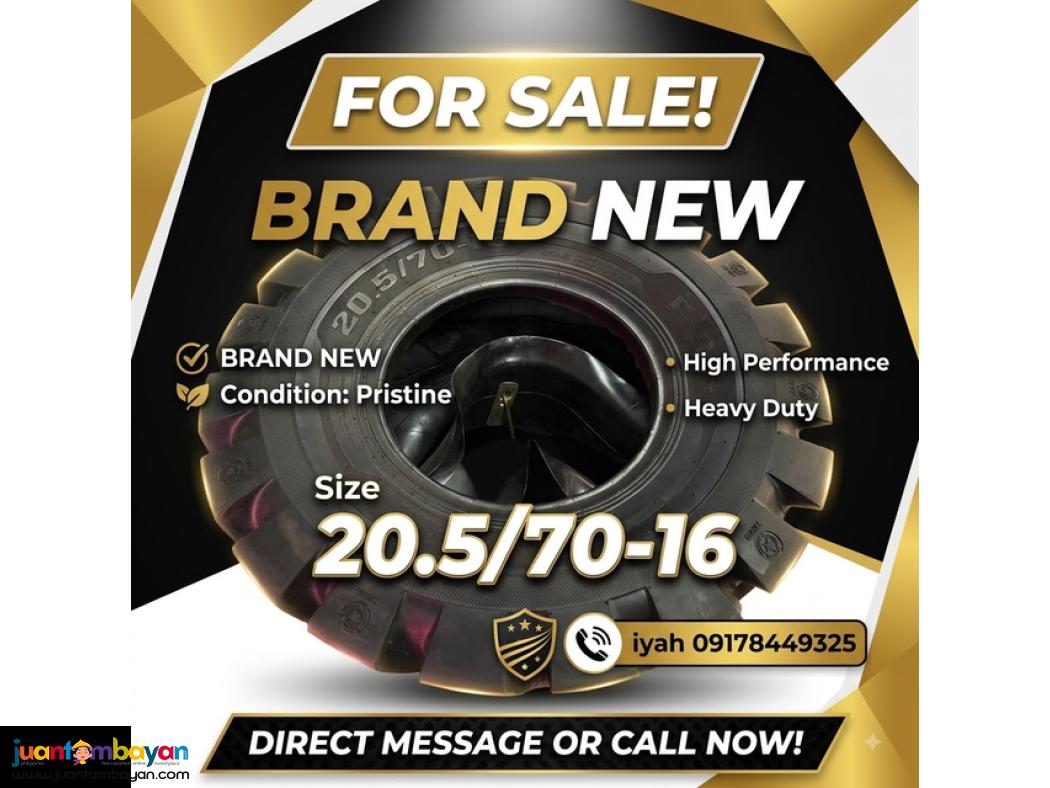 TIRES FOR WHEEL LOADER SIZE 20.5/70-16