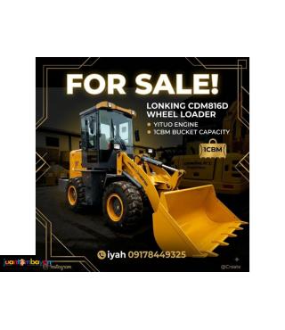 LONKING CDM816D WHEEL LOADER YITUO ENGINE 1CBM