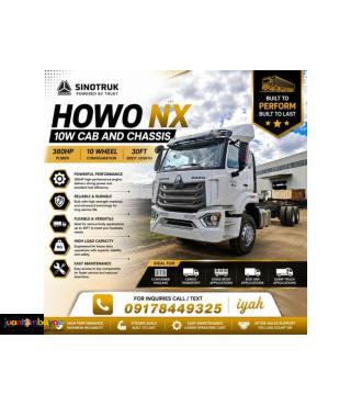 SINOTRUK HOWO NX 6X4 CAB AND CHASSIS 