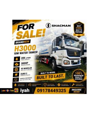 SHACMAN H3000 6X4 WATER TRUCK 20KL