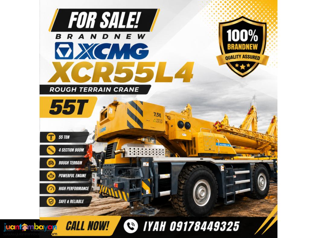 BRANDNEW XCMG XCR55L4 ROUGH TERRAIN CRANE 55T