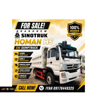 BRANDNEW SINOTRUK HOMAN H5 6W DUMPTRUCK 12CBM