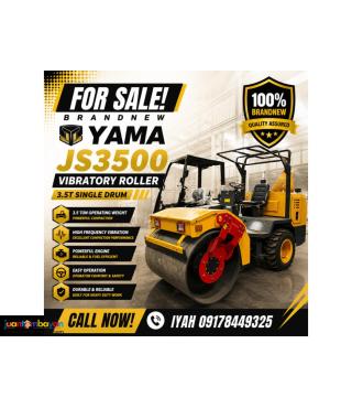 YAMA JS3500 VIBRATORY ROLLER 3.5T SINGLE DRUM