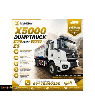 SHACMAN X5000 6X4 DUMP TRUCK 20M³
