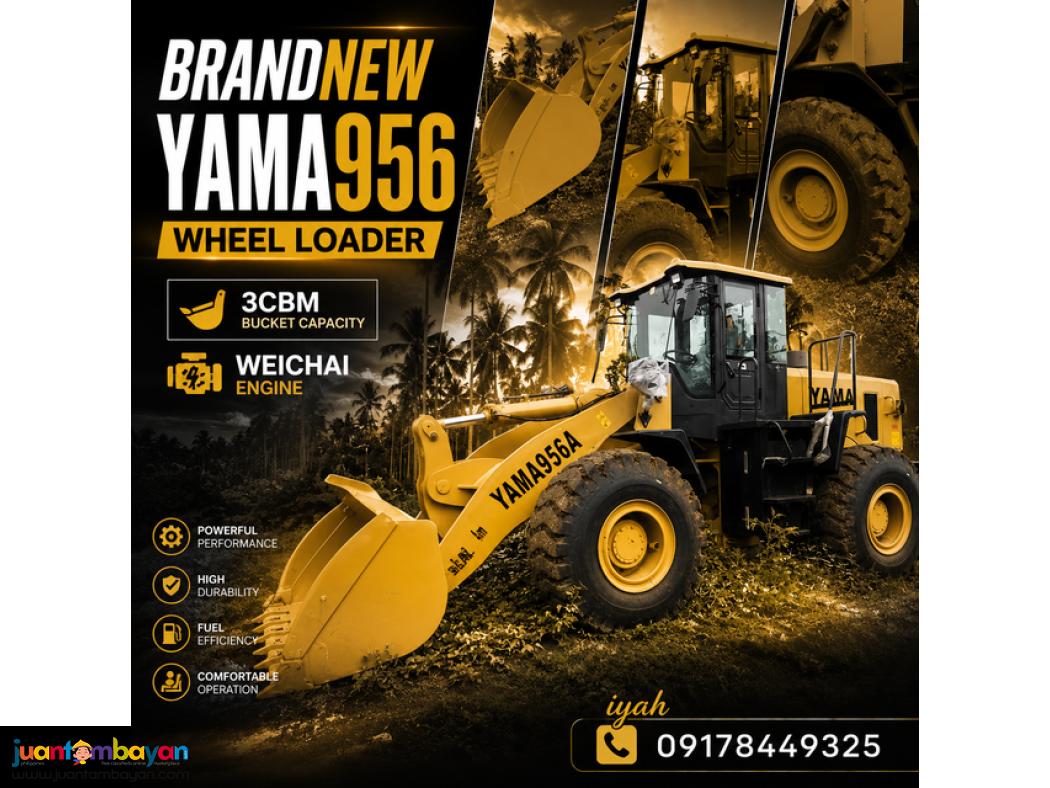 BRANDNEW YAMA 956 WHEEL LOADER WEICHAI ENGINE 3CBM