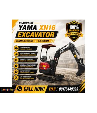 BRANDNEW YAMA XN16 EXCAVATOR YANMAR ENGINE 0.045CBM