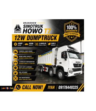 SINOTRUK HOWO T7 12W DUMPTRUCK 430HP 30CBM