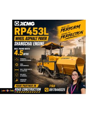 XCMG RP453L WHEEL ASPHALT PAVER.., MAX. PAVING WIDTH 4.5 MTRS