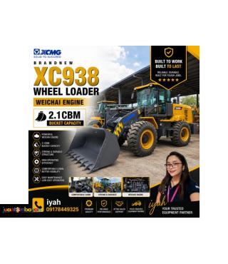 XCMG XC938 WHEEL LOADER WEICHAI ENGINE 2.1CBM