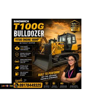 SINOMACH T100G BULLDOZER YITUO ENGINE100HP, WITHOUT RIPPER